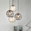 Amber Glass Shade Pendant Lamp Home Decoration